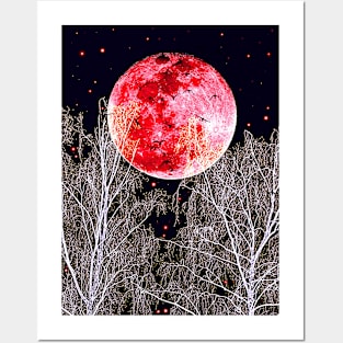 Red Moon Posters and Art